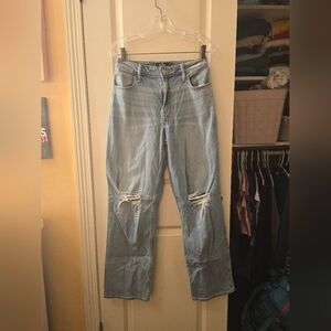 Hollister Ultra High Rise Dad Jeans Sz 27 Reg